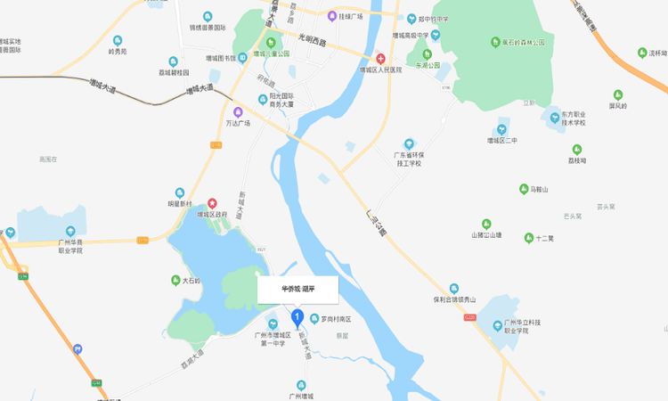 华侨城湖岸交通图