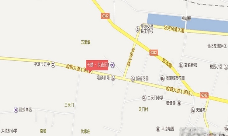 天麟龙鑫园交通图