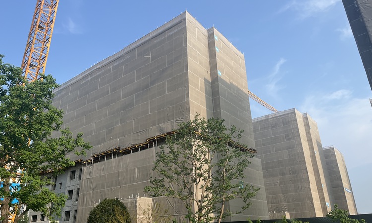 张江金茂府施工进度图