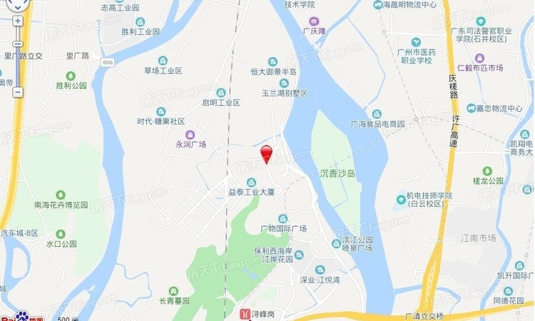 时代天境交通图