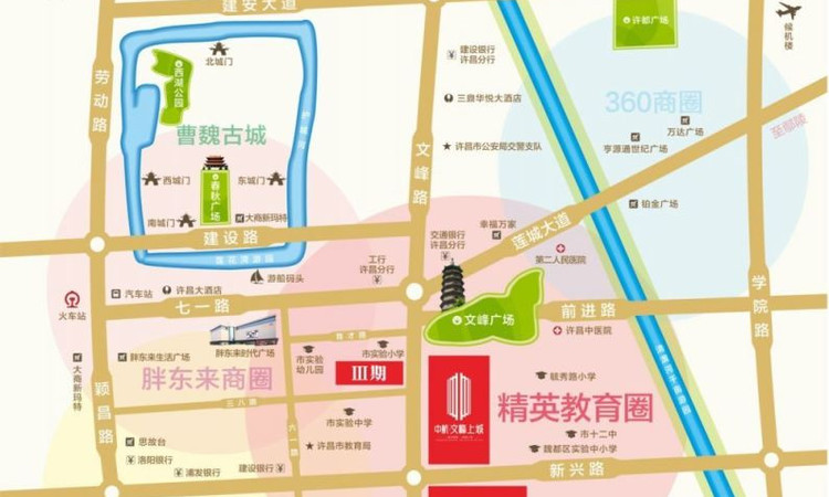 中航文峰上城周边配套图