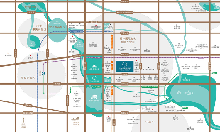 中交翠语紫宸交通图
