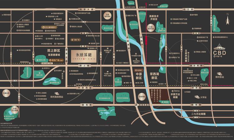 永威溪樾交通图