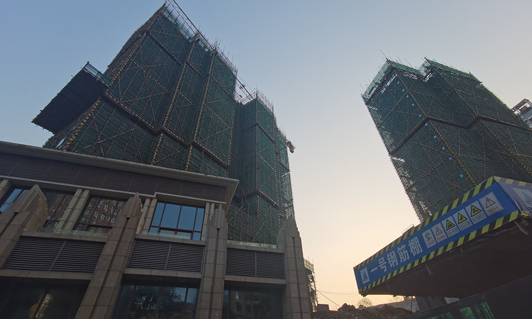 常青藤·湘水湾施工进度图