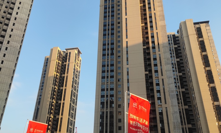 中铁诺德阅泷施工进度图