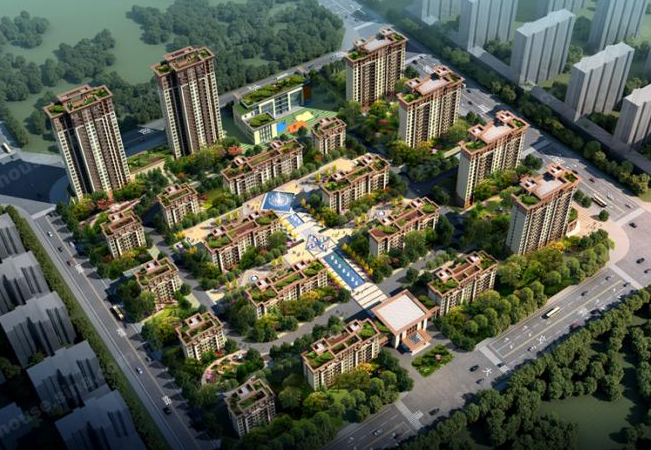 汤阴 建业春天里效果图