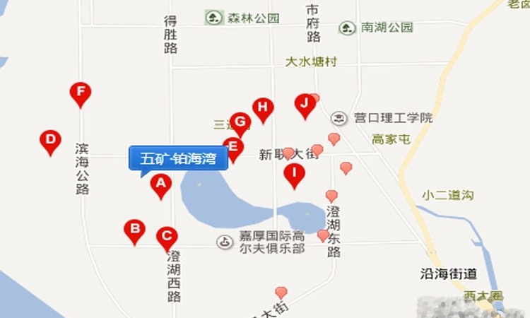 五矿·铂海湾交通图