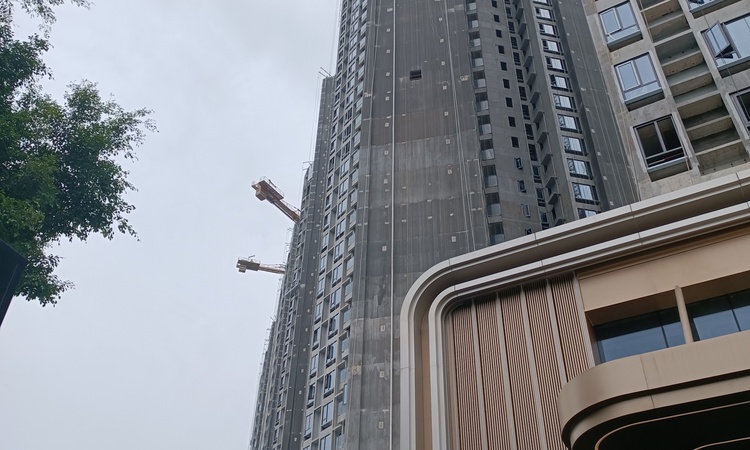 总章翡翠公馆施工进度图