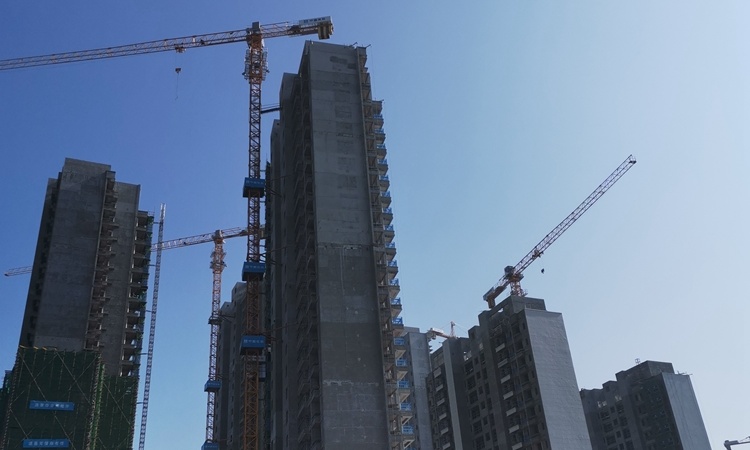万达大都会·天樾施工进度图