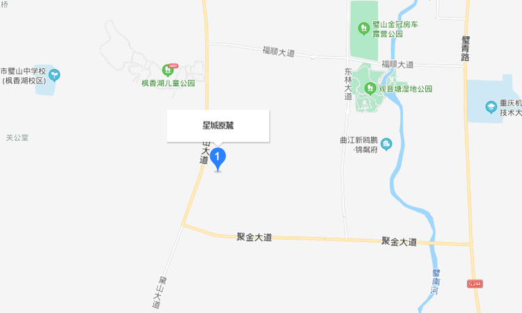 星城原麓交通图