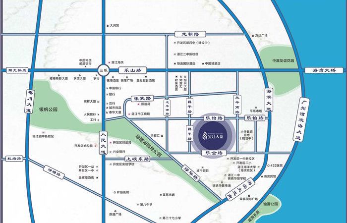 宝江天盈交通图