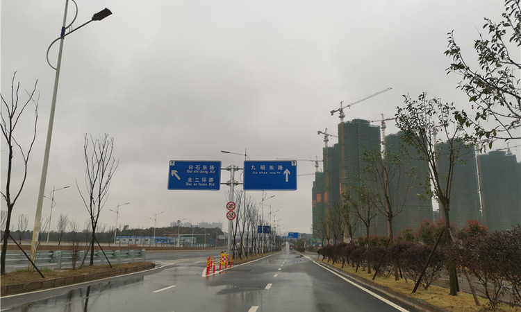 绿地湘江城际空间站实景图