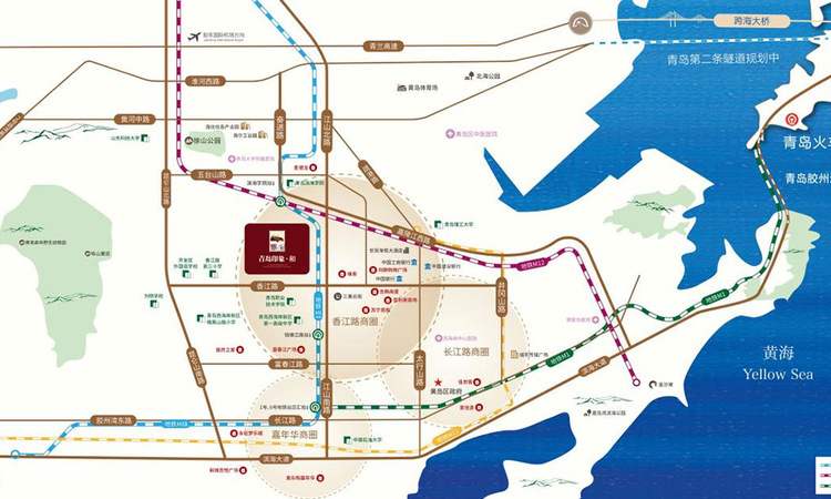 青岛印象和交通图