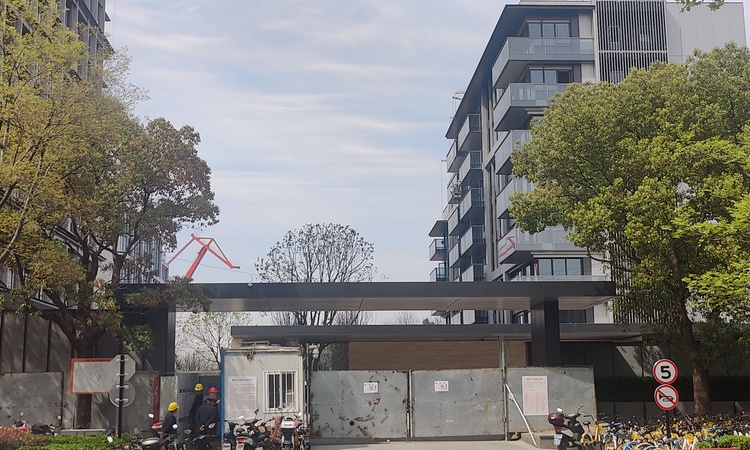 保利世博天悦施工进度图