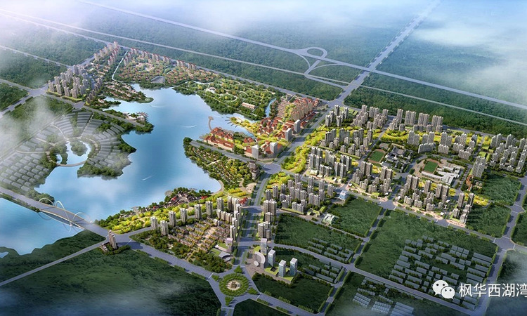 枫华西湖湾效果图