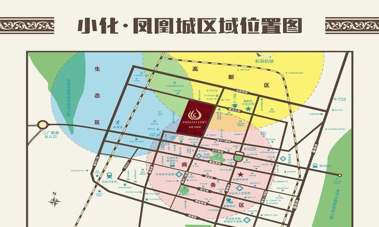 小化·凤凰城交通图