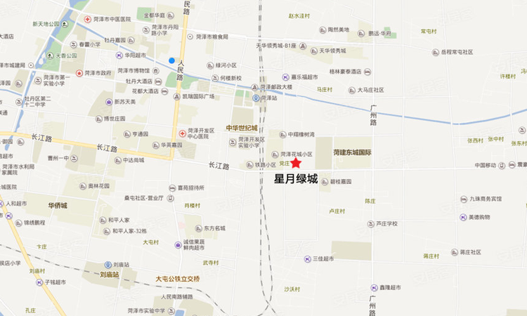 星月绿城交通图