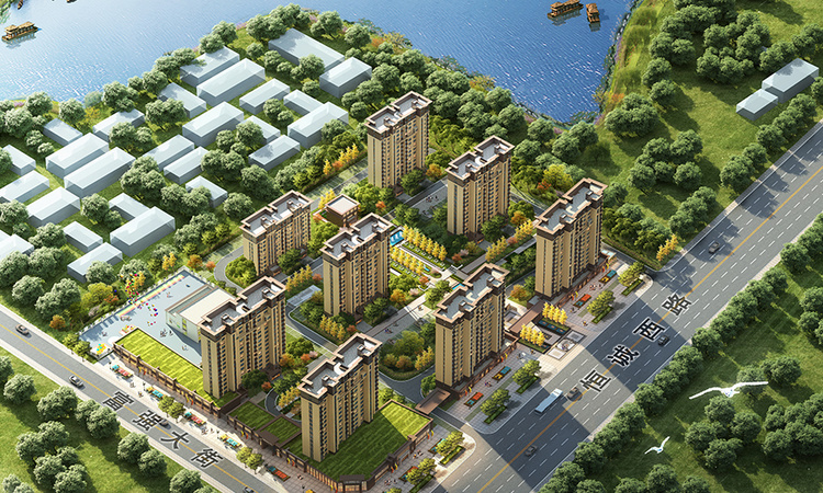 桃源丽景效果图