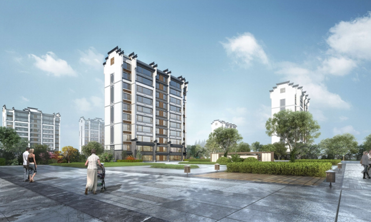 四建空港花园效果图