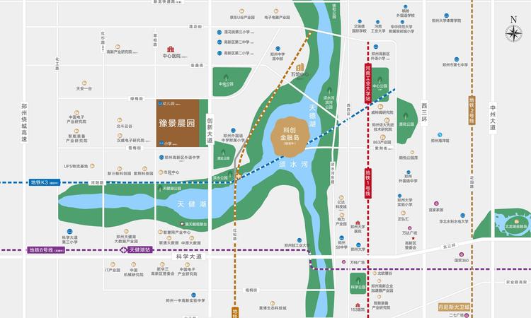 保亿·豫景晨园交通图