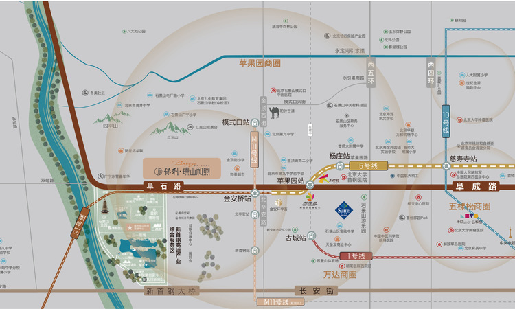 保利·璟山和煦交通图