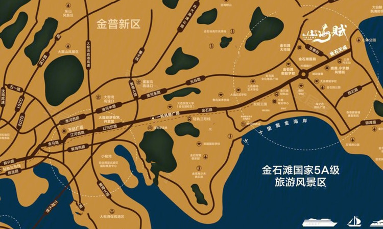 万达山海赋交通图