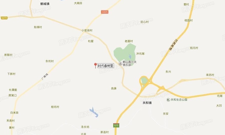 时代春树里交通图