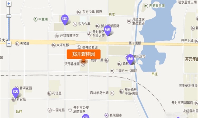 郑开碧桂园交通图