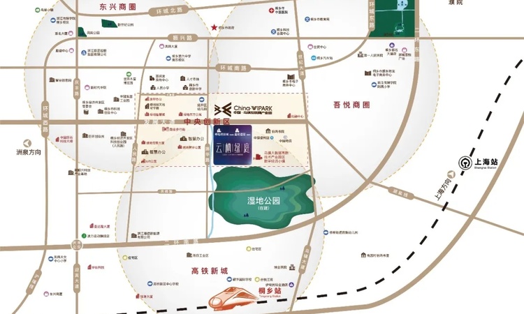 绿地云栖绿庭交通图