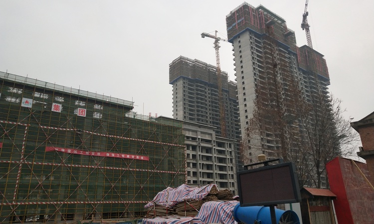 华旗樾天下施工进度图