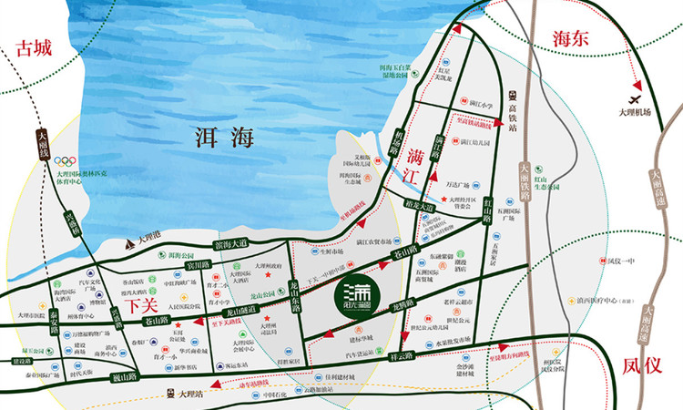 阳光满園交通图