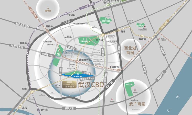 绿城湖畔雲庐交通图