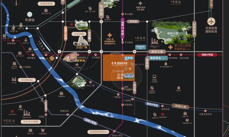 上东金茂智慧科学城二期交通图