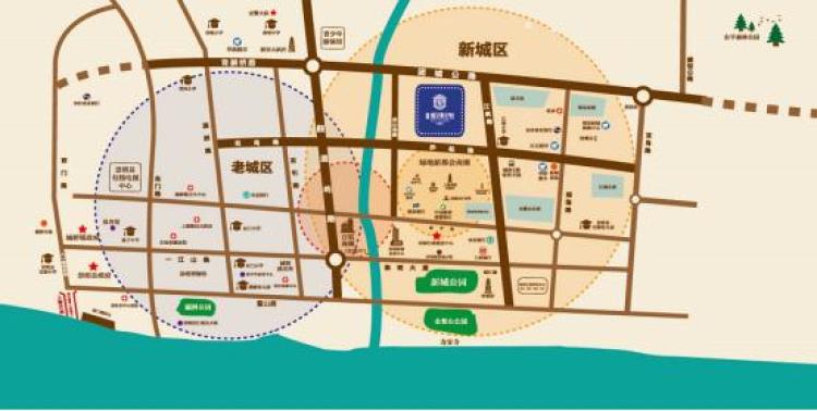 东亚威尼斯公馆世家交通图