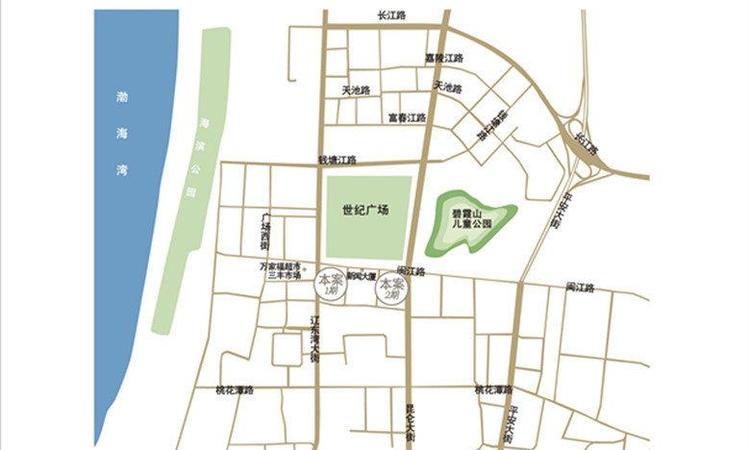 阳光世纪城交通图
