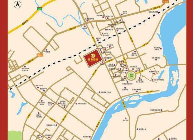 胜业豪庭交通图