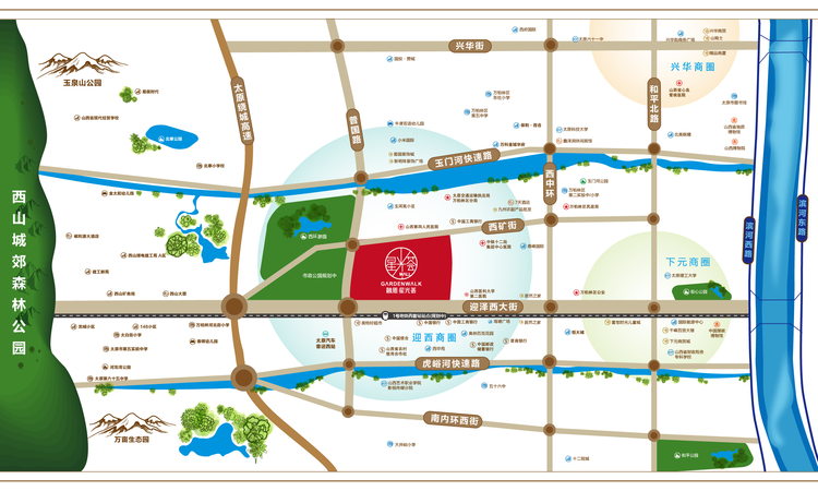 融恩星光荟交通图