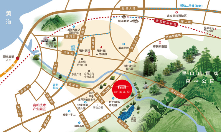 国信悦南山交通图
