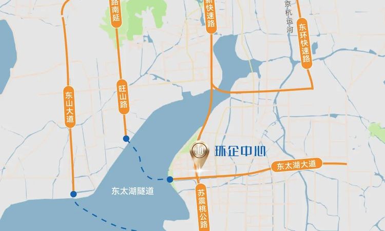 环企中心交通图