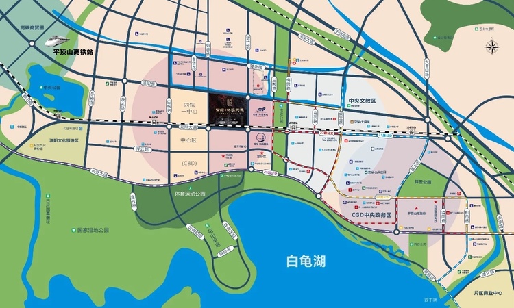 常绿林溪天悦交通图