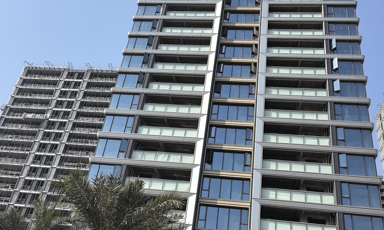 滨建潮映府施工进度图