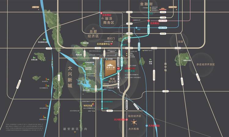 中骏金辉·未来云城交通图