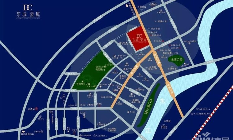 东城豪庭交通图