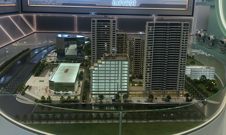 旭辉银盛泰中心实景图