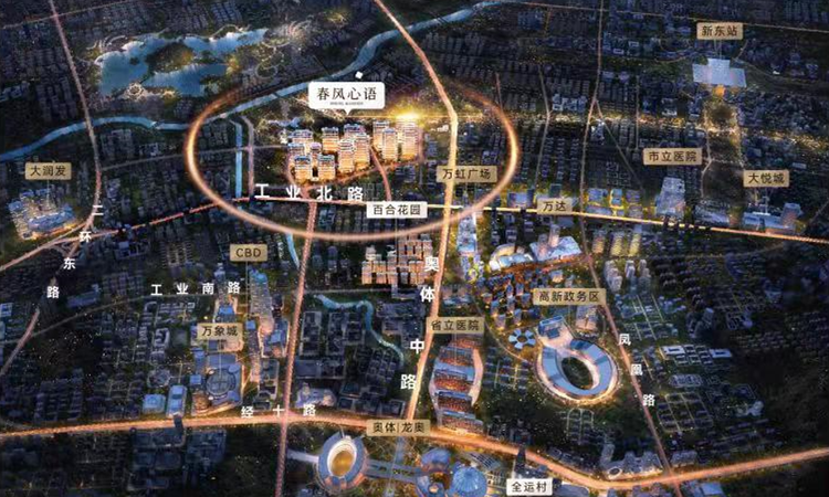 绿城春风心语周边配套图