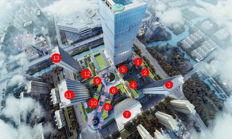 天荟未来之光城周边配套图