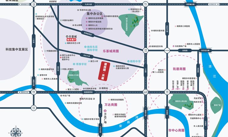 碧桂园·天麓交通图