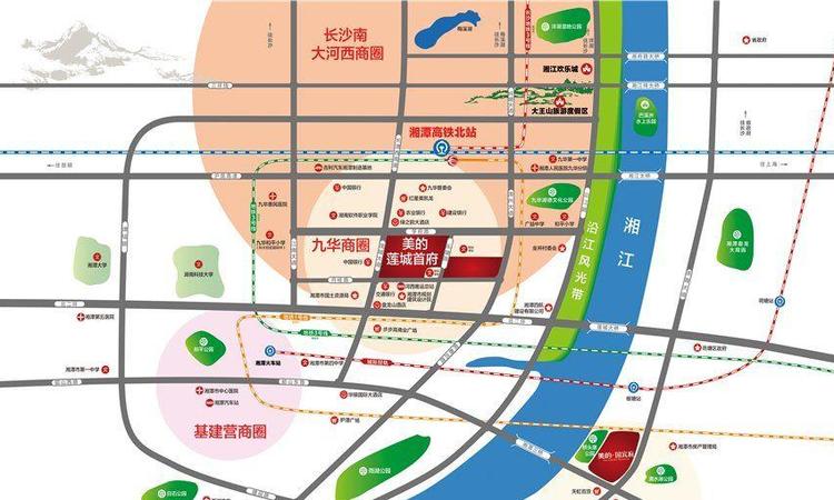 美的·莲城首府交通图