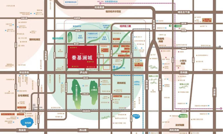 秦基·澜城交通图