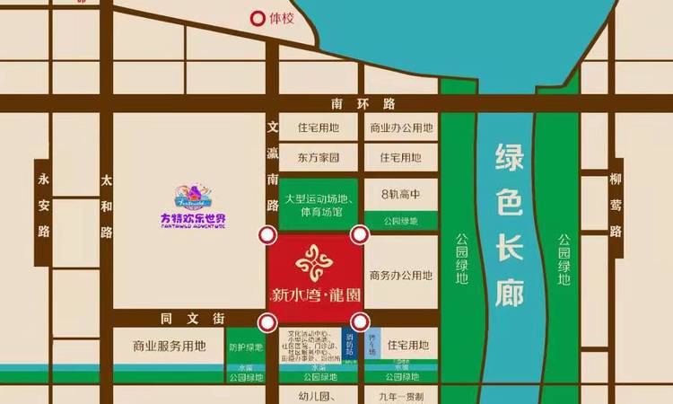新水湾龙园交通图